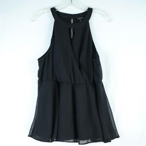 Torrid Black Sleeveless Blouse Womens Size 00 - NEW